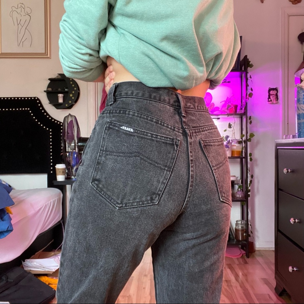vintage black jeans